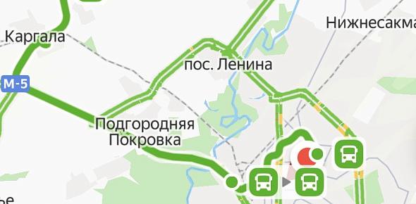 Маршрут «Оренбург-Сергиевка» на Яндекс.Карты