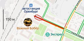 16 декабря в Оренбурге перекроют проспект Парковый из-за приезда поезда Деда Мороза