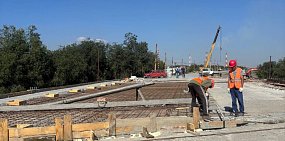 Готовность путепроводов на ул. Водоканальной Орска 65%