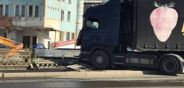 На месте ДТП 