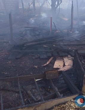В Орске полностью сгорели 8  жилых домов, еще 4 - частично