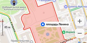 Площадь Ленина на Яндекс.Карты