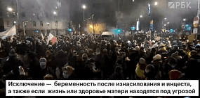 Акции протеста в Польше 