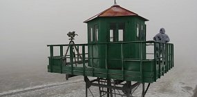 Оренбургские пограничники отрабатывают действия при незаконном пересечении российско-казахстанской границы