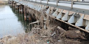 Уровень Урала в Оренбурге медленно растет, а в Орске опять падает