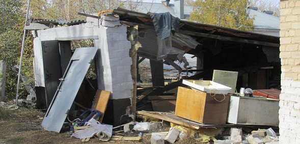 После взрыва. Фото УМВД по Оренбургской области 