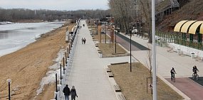 В Оренбурге планируют обновить западную набережную Урала: посадить 52 дерева и устроить газон