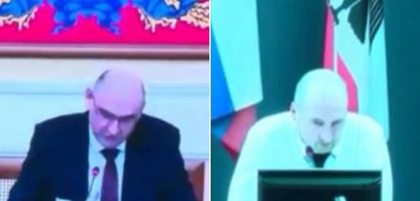 На заседании правительства. Источник: Стоп-кадры из видео ОРТ