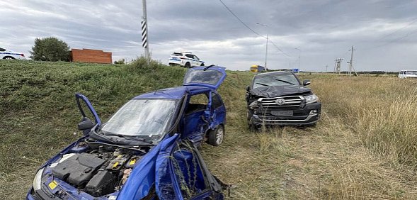 На месте ДТП. Фото УМВД по Оренбургской области 