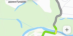 Перекрытие дороги в Кувандыке на Яндекс.Карты