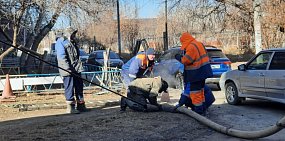 В Орске продолжается промывка Старого Южного коллектора