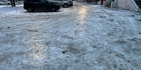 Администрация Орска: В частном секторе невозможно обработать от гололеда все дороги