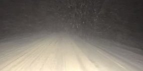 На трассе Оренбург – Орск сегодня снежный накат и снегопад