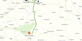 На карте «Яндекс» отмечены районы, через которые будет проходить нефтепровод