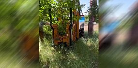 В центральном парке Орска пересаживают деревья, попавшие в зону реконструкции