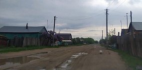 На одной из улиц села Кумак, 17.05.2020