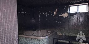 В Новотроицке при пожаре в сауне пострадал мужчина