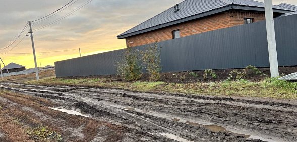 Весной будет еще хуже: В селе Южный Урал размыло одну из дорог