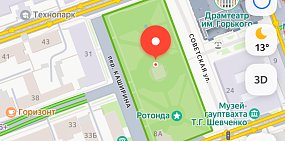 Сквер Ленина на Яндекс.Карты