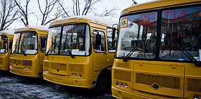 52 новых школьных автобуса отправились в населенные пункты Оренбургской области
