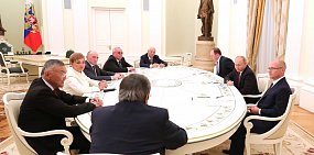 Юрий Берг сегодня встречался с Владимиром Путиным