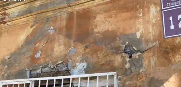 Аварийный дом в Оренбурге. Источник: Народный фронт