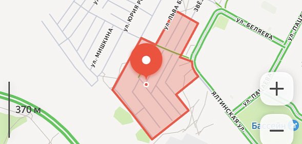 Мкр Звездный на Яндекс.Карты 