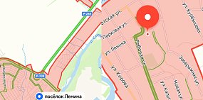 Поселок Ленина и село Дедуровка на Яндекс.Карты