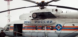 В Оренбургскую область для мониторинга паводка прибыл вертолет Ми-8