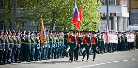 В Оренбурге на главной площади прошел Парад Победы
