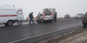 В ДТП на трассе Самара-Оренбург пострадали 2 человека