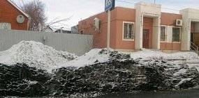 ГИБДД Орска требует убрать снежные валы с обочин дорог