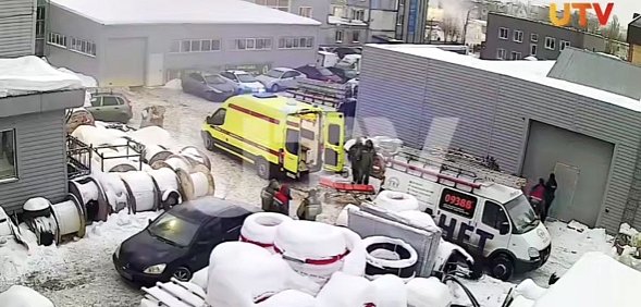 Кадры с места событий. Видео UTV