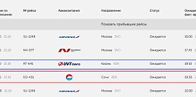 Из Оренбурга почти на 5 часов задерживается самолет в Сочи
