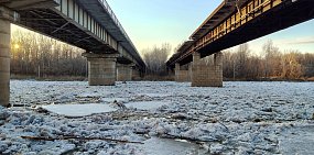 Как проходит ледоход на реке Сакмара в Оренбурге? Фоторепортаж от Урал56.Ру