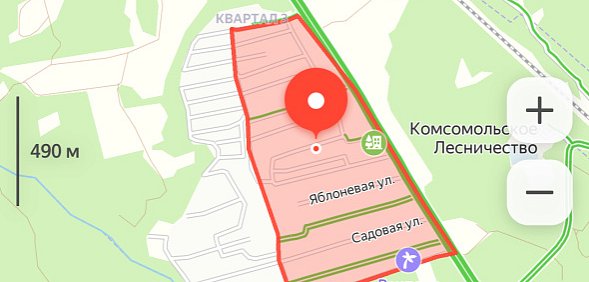 СНТ «Клуб им.Чкалова» на Яндекс.Карты