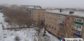 В Медногорске выпал снег