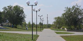 Как выглядит парк Северный Орска, где завершается вторая очередь реконструкции? Фотоотчет Урал56.Ру