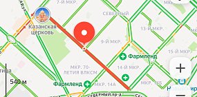 Улица Брестская на Яндекс.Карты
