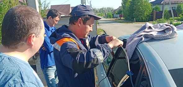 Под Оренбургом спасли младенца, запертого в раскаленном автомобиле