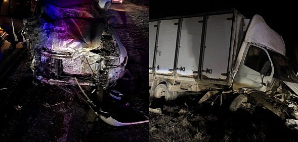 После столкновения. Фото УМВД по Оренбургской области 