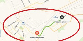 В некоторых поселках Орска из-за сильного ветра нет света, люди видели вспышки (видео)