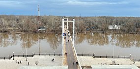 На большинстве рек Оренбургской области вода за сутки упала на 1-27 см