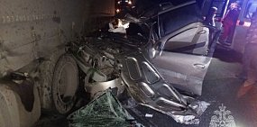 На месте аварии. Фото МЧС Оренбургской области