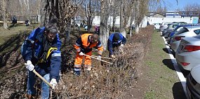 В «Росводоканал Оренбург» прошел субботник 