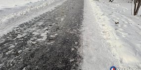 Тротуар-каток на Восточной: Жители Оренбурга жалуются на гололед 
