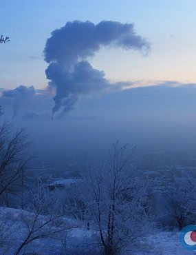 Над северными районами Орска стоит смог, в воздухе — химический запах