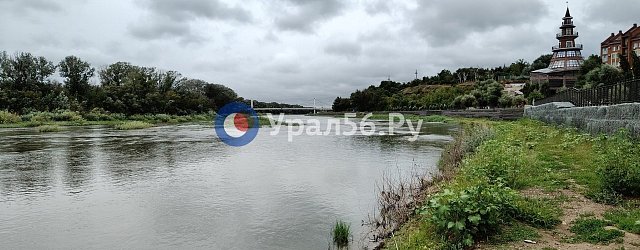 Река Урал в Оренбурге 25.07.2024