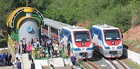 В Оренбурге открылся 64 сезон Оренбургской детской железной дороги