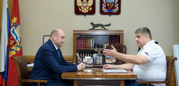 Евгений Солнцев обсудил с руководителем «Росавтодора» строительство и реконструкцию трасс в Оренбургской области